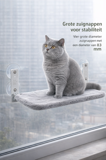 Raamhangmat voor Katten | Ruimtebesparend & Veilig